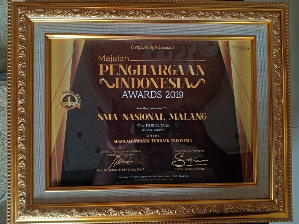 Penghargaan SMA Nasional Malang