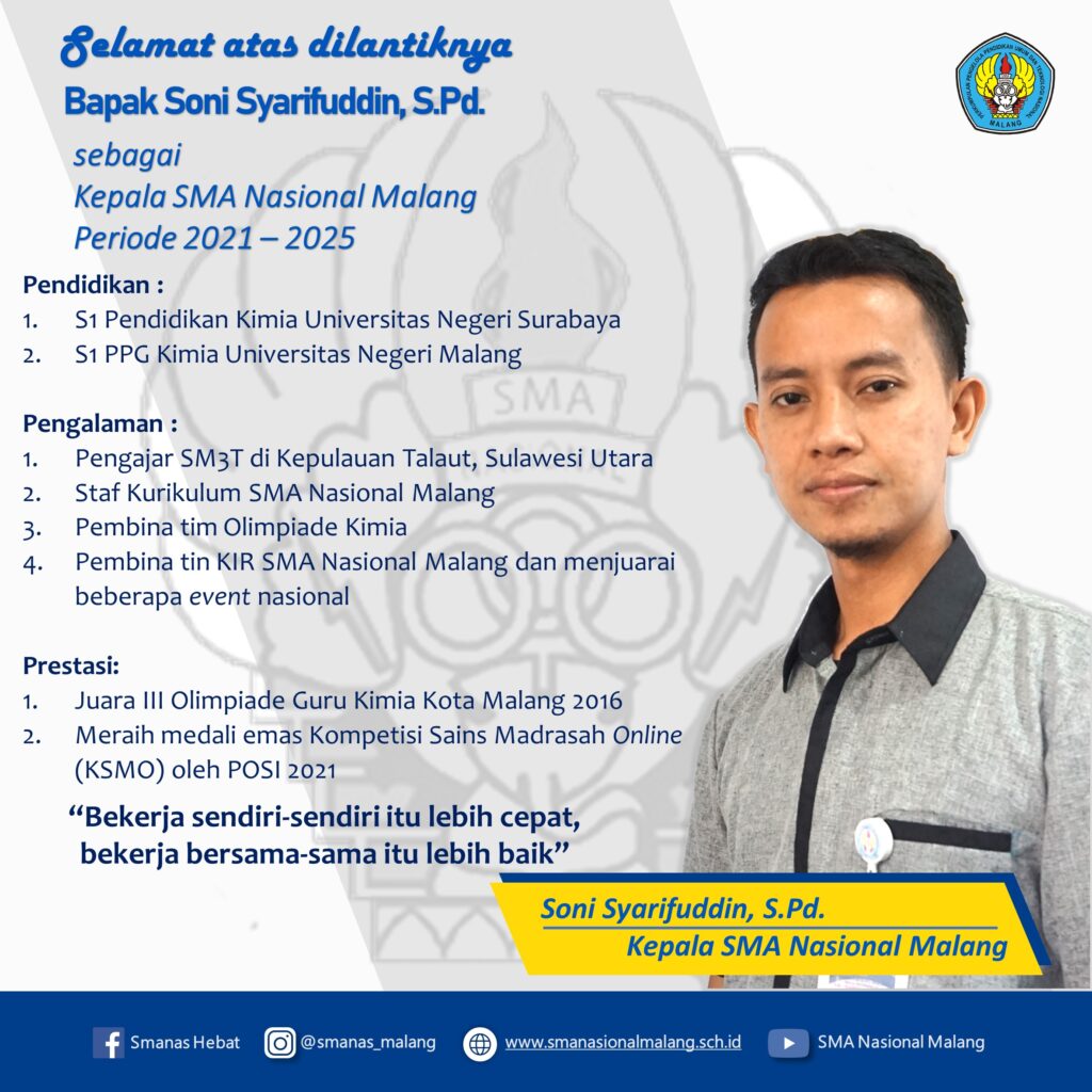 Mengenal Lebih Dekat Kepala dan Wakil Kepala SMANAS 2021-2025 1